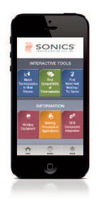 Sonics Ultrasonic Plastics Assembly App