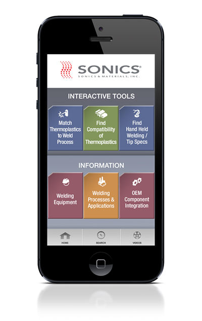 Sonics Ultrasonic Plastics Assembly App