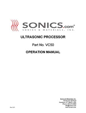VC 50 Instruction Manual