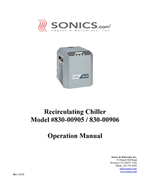 Chiller Manual